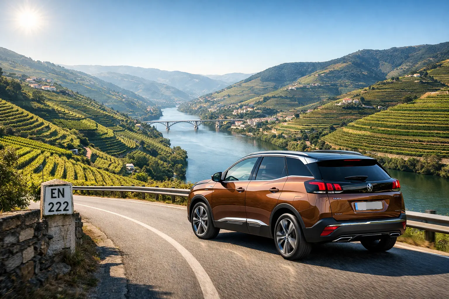 Carro de aluguer com vista costeira da Madeira